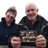Viv Warne with his second wife, June  Credit: RSPB