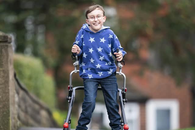 Eleven-year-old fundrasier Tobias Weller at his home in Sheffield, Yorkshire. "Captain Tobias" has become the youngest person on record to feature on the New Year honours list after he was awarded a British Empire Medal (BEM) for services to charitable fundraising during Covid-19.