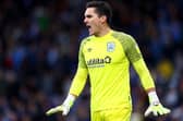 OUTSTANDING: Goalkeeper Lee Nicholls was on top form for Huddersfield Town