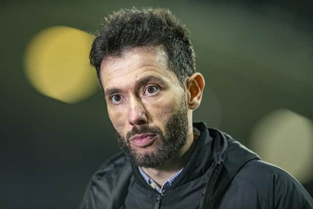 VICTORY: Huddersfield Town coach Carlos Corberan