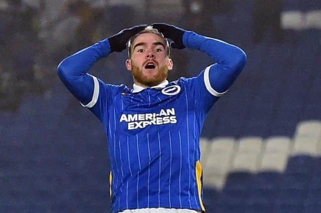 Brighton striker Aaron Connolly, who has joined Middlesbrough FC on loan.