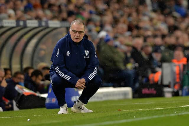 Blame me: Marcelo Bielsa has again taken the blame for Leeds United's woes this season. 
Picture Bruce Rollinson