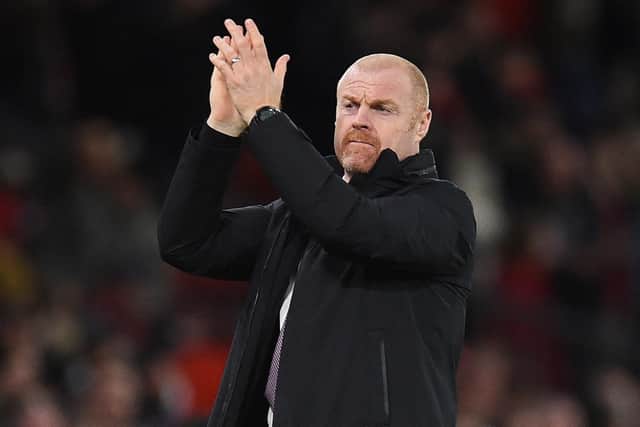 SEAN DYCHE: Won't be underestimating Leeds United on Sunday. Picture: Getty Images.