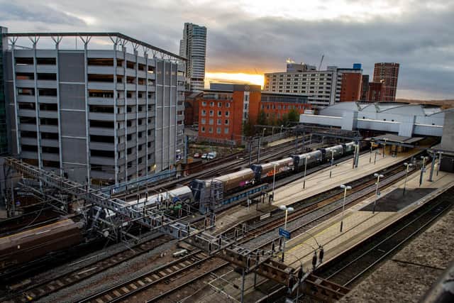 Leeds Station. Picture: Bruce Rollinson.