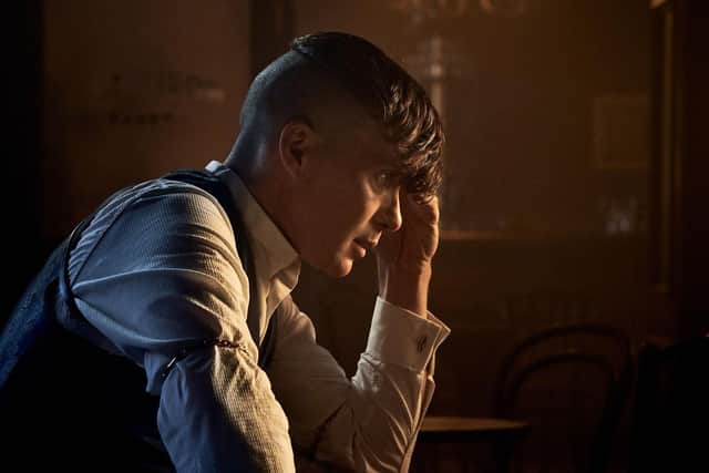 Cillian Murphy as Tommy Shelby in Peaky Blinders. Picture: BBC.