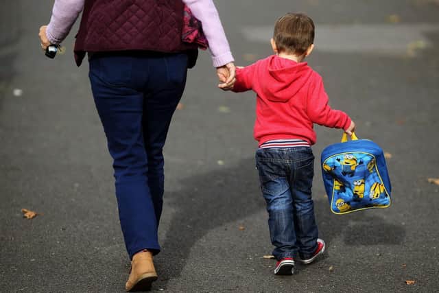 Fostering involves a child staying with another family, either on a short or long term basis.
Photo: PA