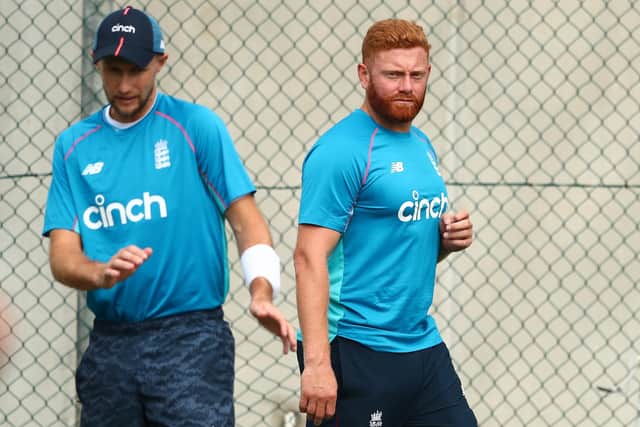 England expects:Yorkshire duo  Joe Root and Jonny Bairstow. Picture: Getty Images
