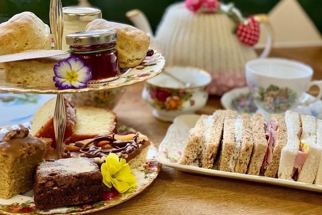 The tea room in Potten End, run by Dottie About Cakes, serves traditional English teas, cafetiere coffee, cakes and light lunches. One person said: "Such a beautiful setting and delicious cakes!"