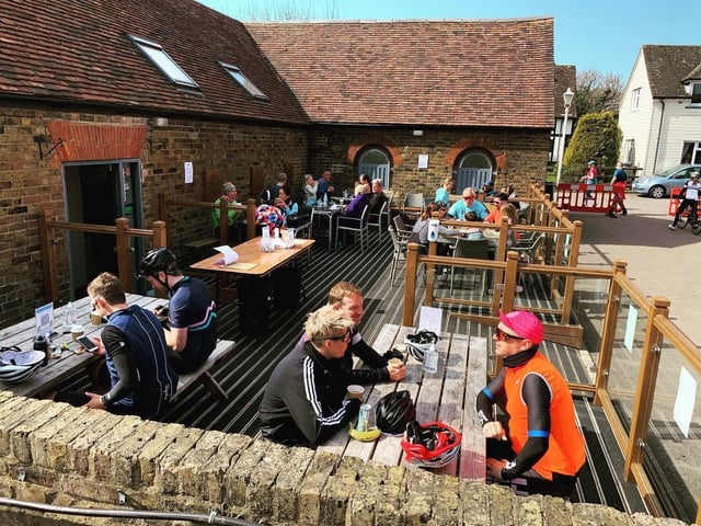 Musette Cafe is now open both Inside and outside on the sun terrace, in Aldbury, Tring. One person said the cafe had 'the best coffee'.