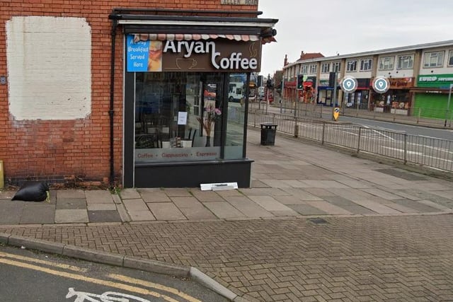 4.6 stars - Aryan Coffee, 337 Wellingborough Road, Northampton - 155 Google reviews. "Serves delicious Turkish coffee!"