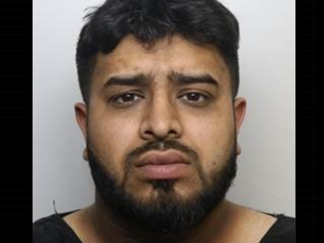 Northampton magistrates issued a warrant for the arrest of Luqman Hansrod, aged 27, after he was convicted of domestic abuse in his absence earlier this month. Reference 21*699116