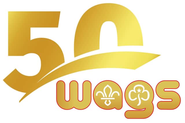 WAGS 50th Anniversary logo