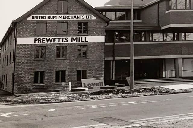 Prewetts Mill, Horsham, pictured in 1984