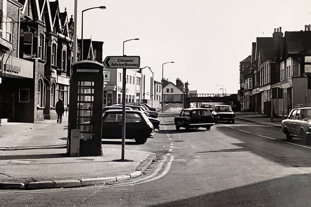 East Street, Park Street junction in Horsham in 1980