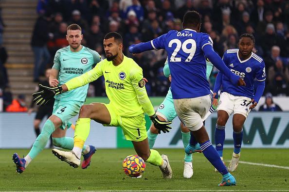 Bit too casual with his distribution from the back and needlessly played Albion in trouble at times. Unlucky to see his save from Barnes rebound for Patson Daka to open the scoring. Solid saves in the first half