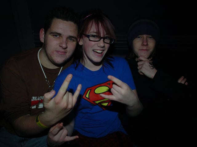 Battle of the bands at Radius club, Northminster Road in 2008