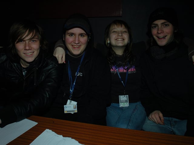 Battle of the bands at Radius club, Northminster Road in 2008