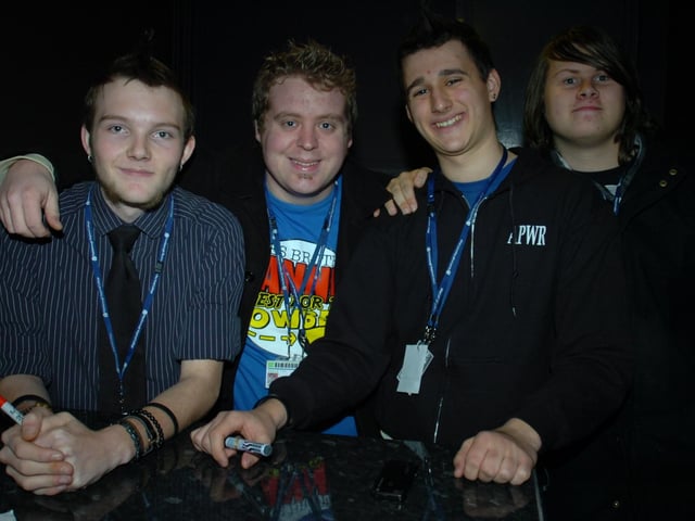 Battle of the bands at Radius club, Northminster Road in 2008