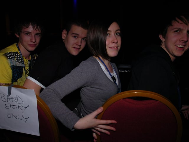 Battle of the bands at Radius club, Northminster Road in 2008