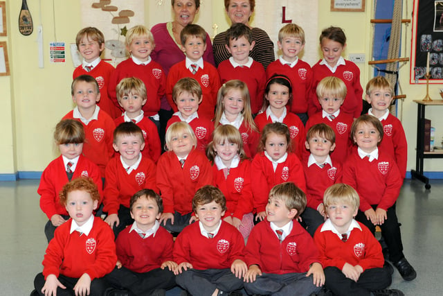 Reception class at Arundel CE Primary School in 2013