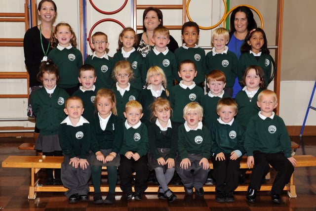 Reception class at White Meadows First School in 2013