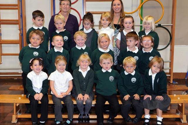 Reception class at White Meadows First School in 2013