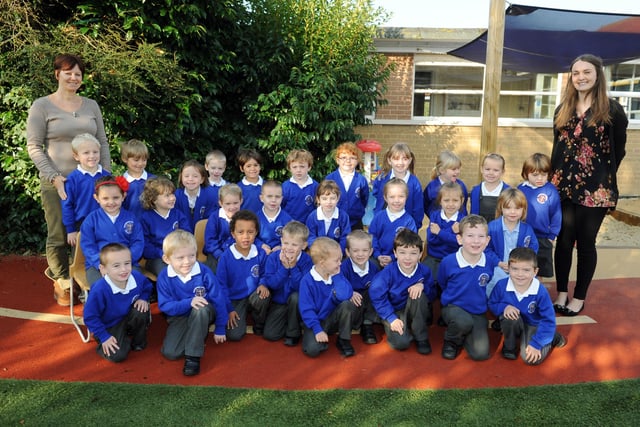 Reception class at Rustington Primary School in 2013