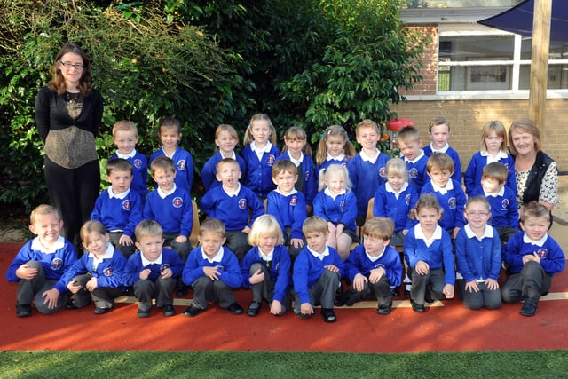 Reception class at Rustington Primary School in 2013