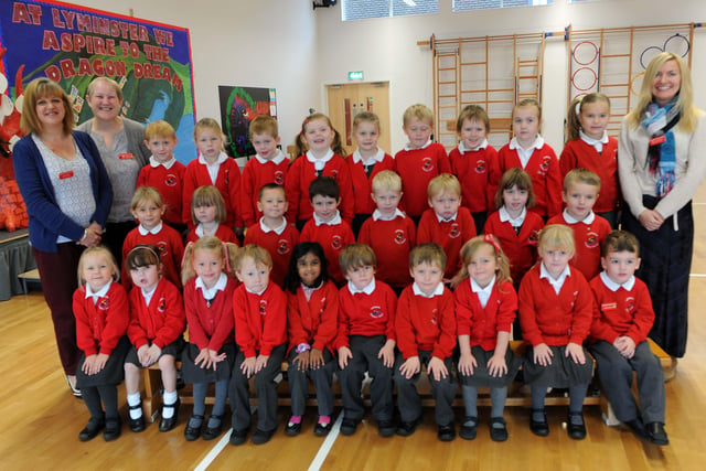 Reception class at Lyminster Primary School in 2013