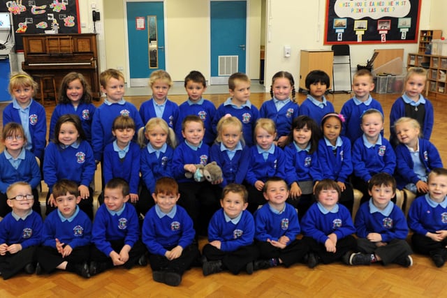Reception class at River Beach Primary School in 2013