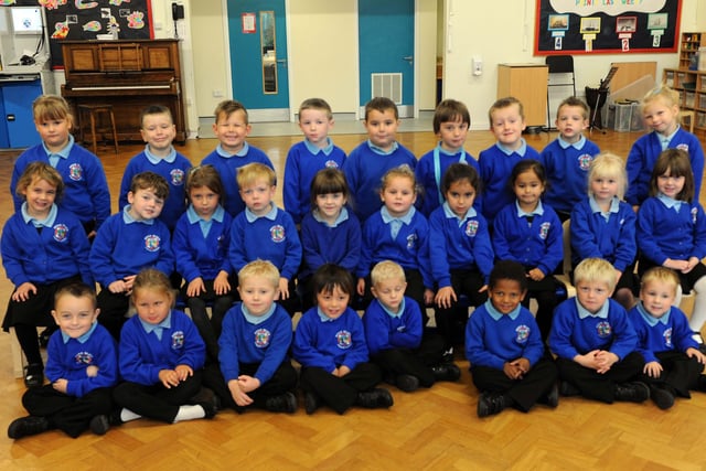 Reception class at River Beach Primary School in 2013