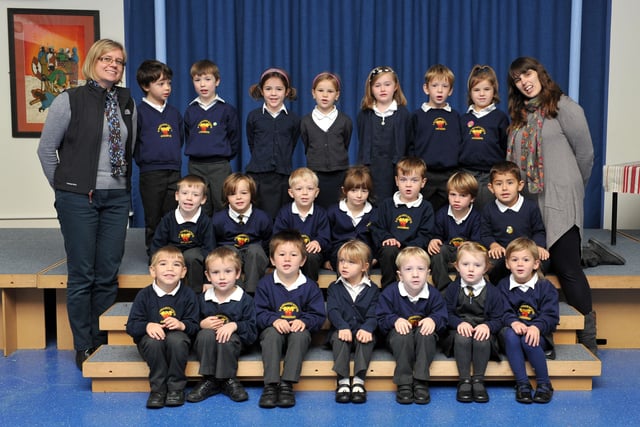 Reception class at St Margaret's Primary School in Angmering in 2013