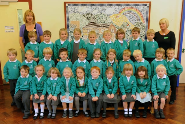 Reception class at Bramber First School in 2012