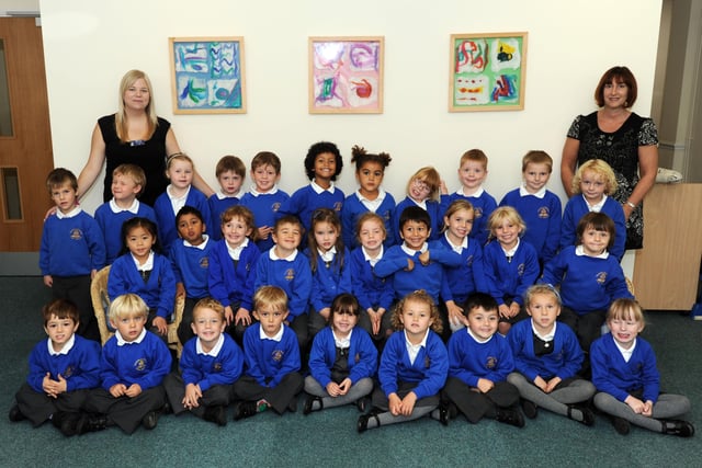 Reception class at Thomas A'Becket First School in 2012