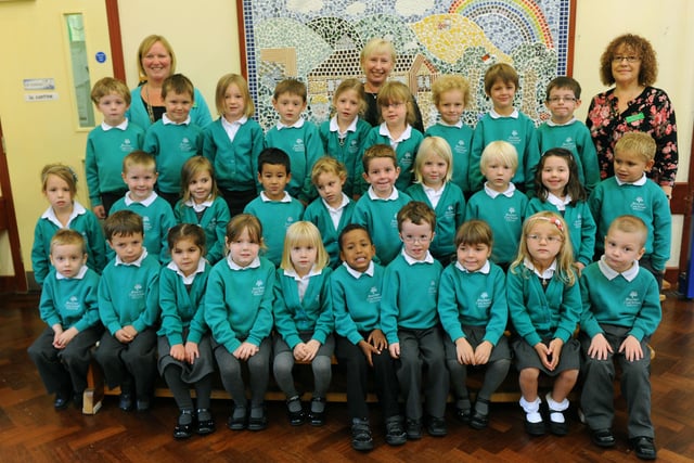 Reception class at Bramber First School in 2012