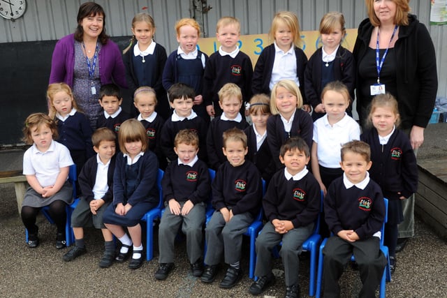 Reception class at Elm Grove First School in 2012