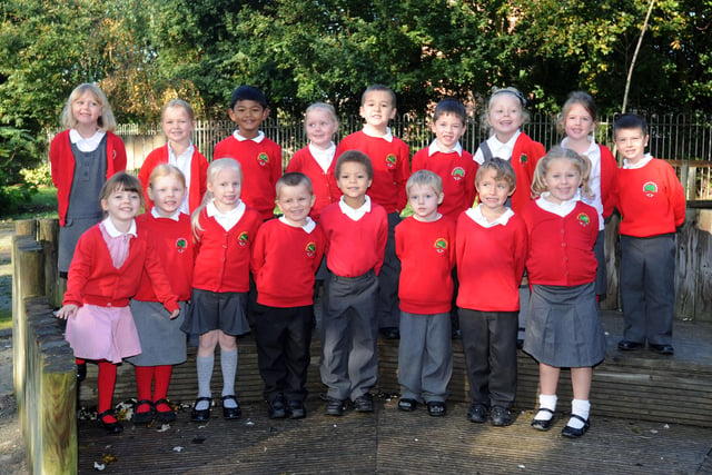 Reception class at The Laurels First School in 2012