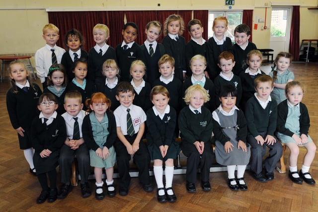 Reception class at Vale School in 2012