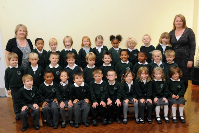 Reception class at Whytemead Primary School in 2012