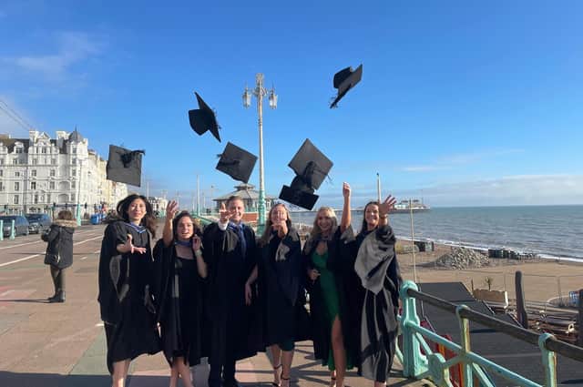 Hats off to the University of Brighton students who have been able to attend in-person graduation ceremonies in Brighton this week