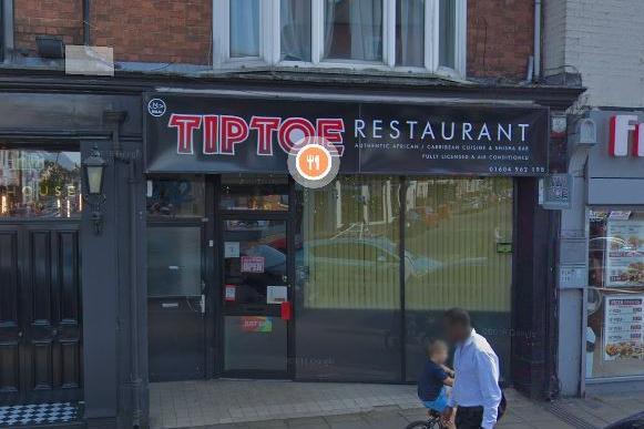 5-star: Tip Toe Restaurant and Shisha Bar 212 Wellingborough Road Northampton NN1 4EE
Inspected June 26, 2019