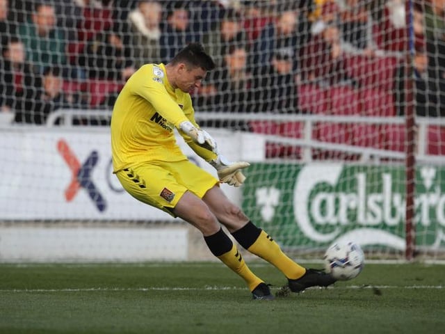 Might have got a faint touch on Judge's low shot to turn it onto the post, a terrific save if so. Handled long shots and crosses into the box without any problems but it wasn't his busiest afternoon of the season. That's 16 clean sheets in total, four in a row and six in the last seven for anyone losing count... 7