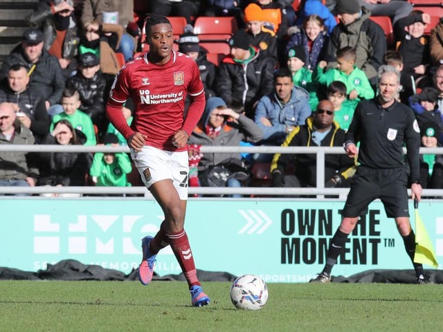 Five appearances in and Cobblers still haven't conceded with him on the pitch. Really good all-round performance here, his last-ditch block on Edwards was his best piece of defensive work. Not afraid to get forward either, with one of his forays leading to the crucial second goal. His willingness to bring the ball out of defence adds a different dimension to the team... 8