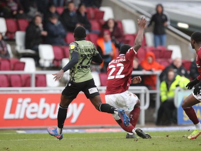 It's been a long wait but he thoroughly enjoyed his second goal of the season and so he should. Could have stood on his heels but showed real desire to break into the box and fire home... 7