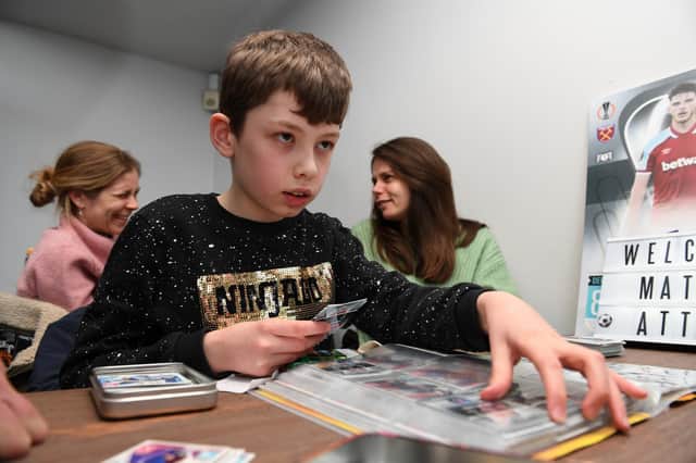 The event, held at Powerleague, at Walton High School, gave fans the opportunity to swap official Premier League trading cards