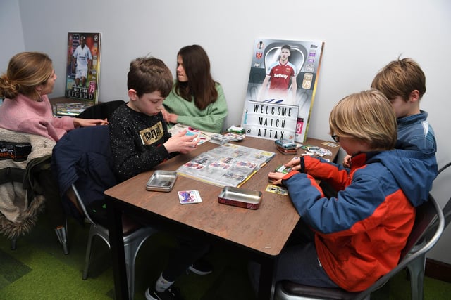 The Match Attax Swap Shop encourages social and maths skills