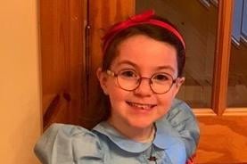 Evangeline, aged 6, as Matilda.