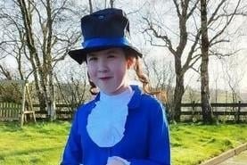 Lucy, age 9, as Mary Poppins