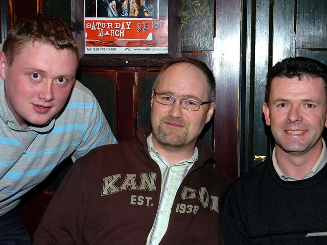 In attendance at the Big Breakfast event in aid of Cancer Research NI were Paul McFlynn, Fergal Mackle and Ciaran O'Kane.