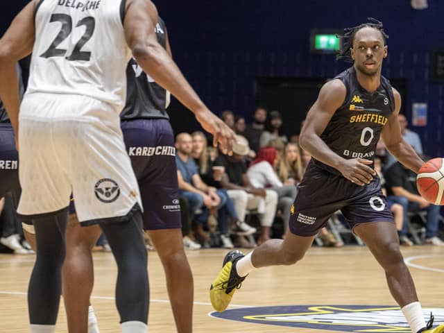 Sheffield Sharks guard Devearl Ramsey is maturing nicely believes head coach Atiba Lyons (Picture: Tony Johnson)